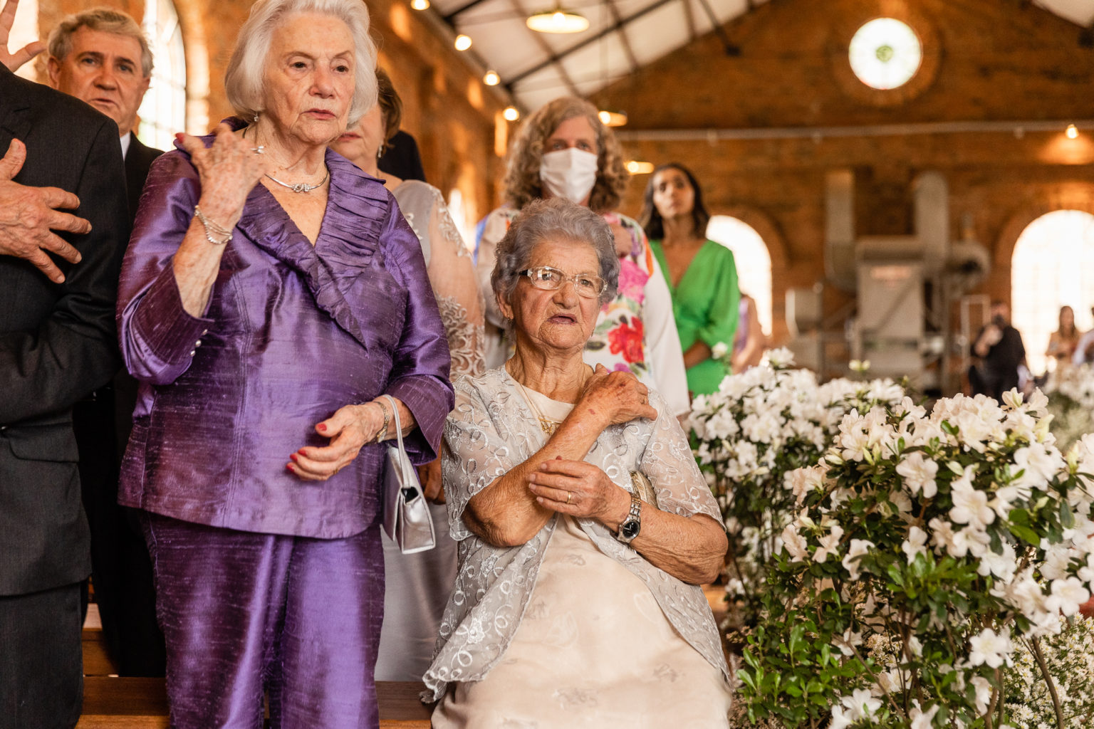 Momento de emoção no casamento